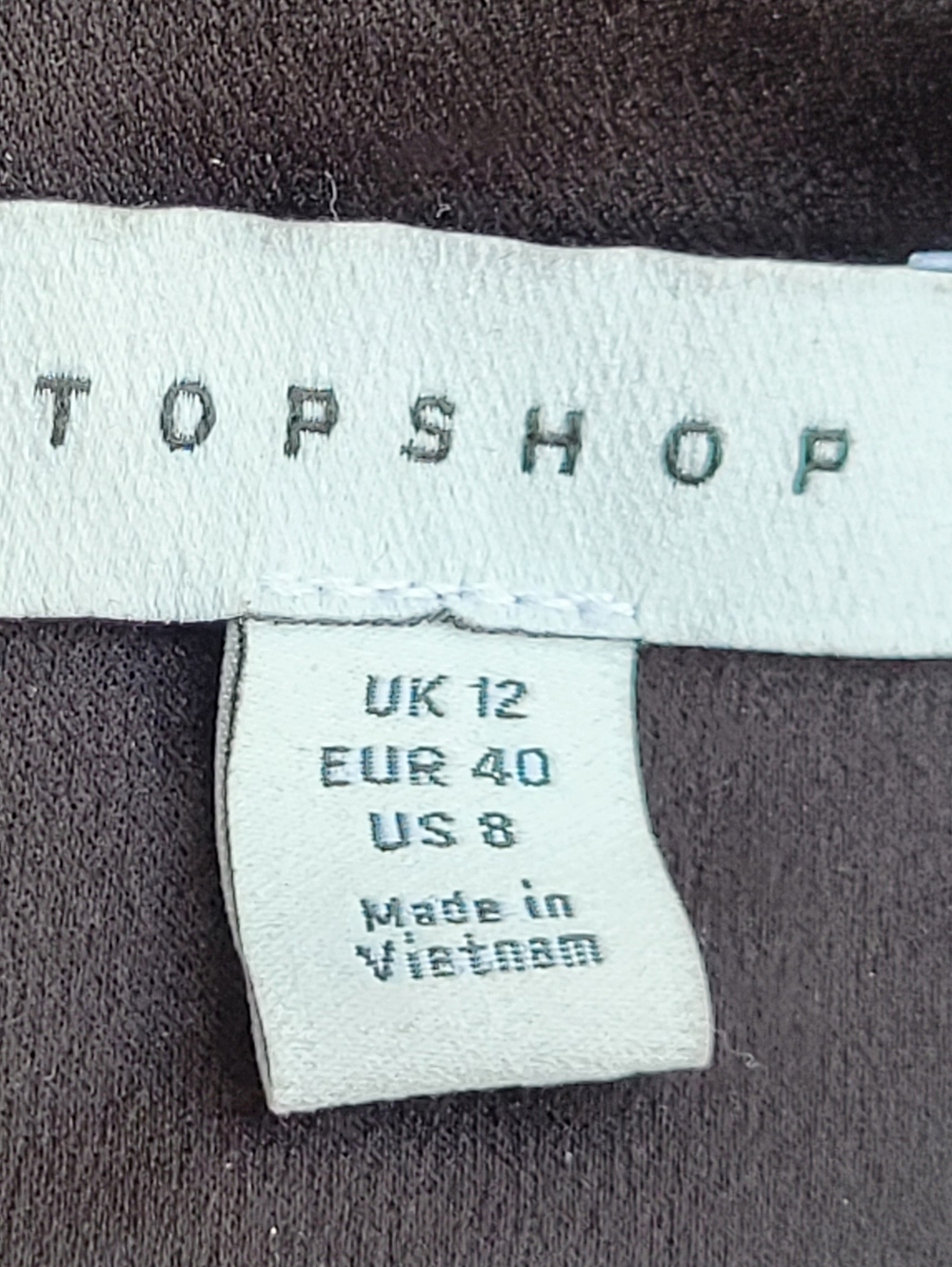 Topshop Satin Slip Dress in Deep Purple Women Mini Size 8. - Picture 11 of 11